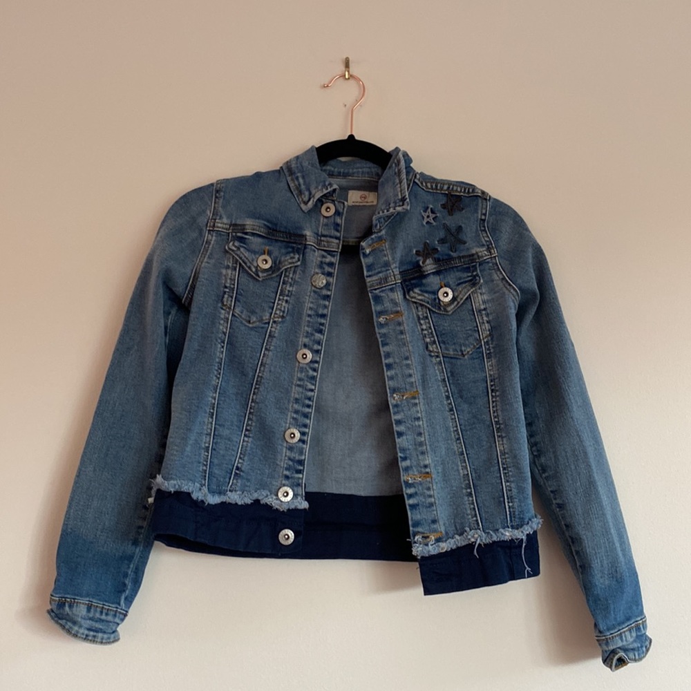 Adriana Goldschmied girls large jean jacket
